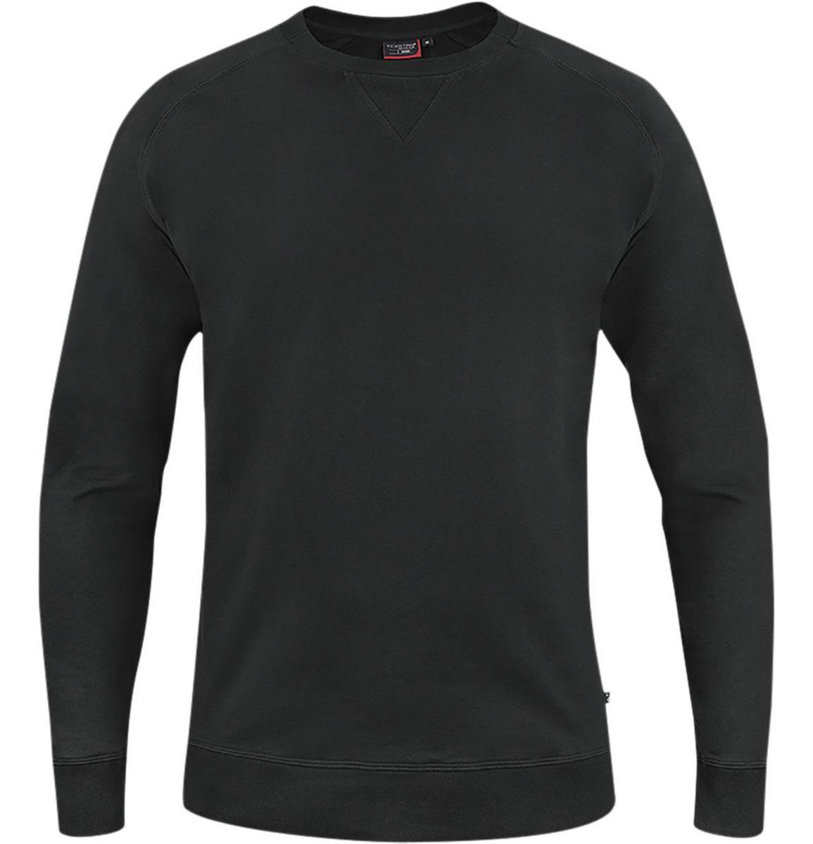 Tröja Texstar SW17 - TRÖJA TEXSTAR SW17 CREW NECK RUNDHALS SVART STL 5XL