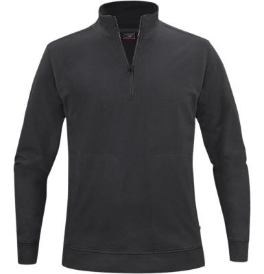 SWEATSHIRT TEXSTAR SW18 CREW HALF ZIP SVART XS