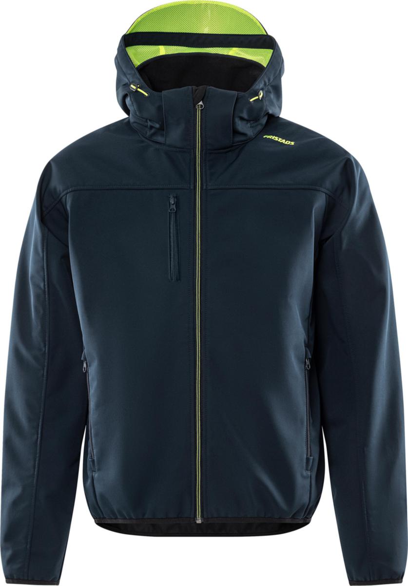 Softshelljacka Fristads 4655 GBF - SOFTSHELLJACKA FR 4655 GBF TYRESTA MÖRKMARIN/GUL STL L