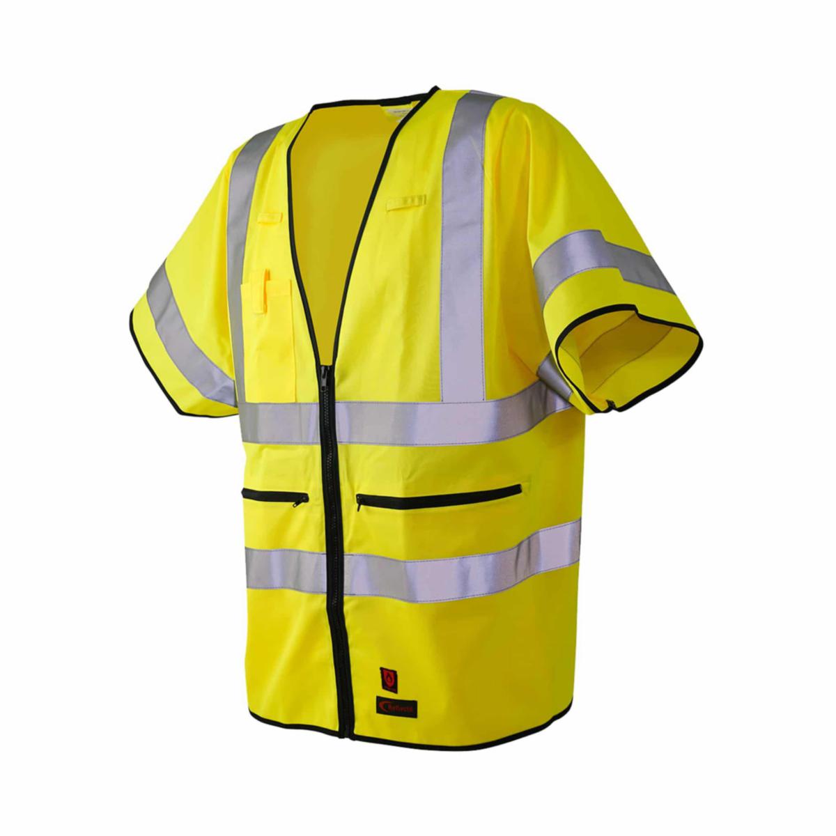 Varselväst Reflectil 306FR flam - VARSELVÄST REFLECTIL 306 FR GUL FLAM KLASS 3 L