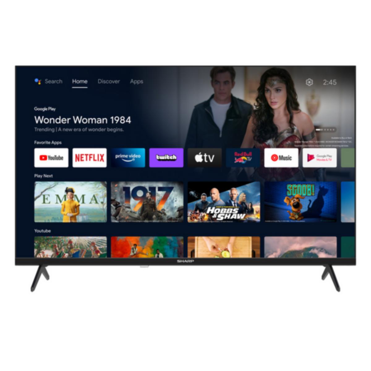 TV 32", Android, HD Ready - 32" HD READY SHARP ANDROID TV™