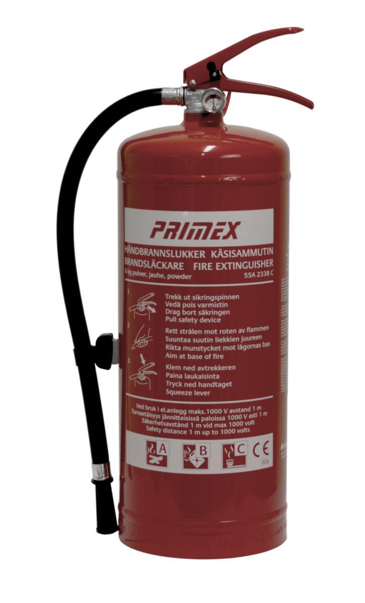 Brandsläckare Dafo Pulver Primex PK - BRANDSLÄCKARE PULVER 6 KG PRIMEX PK 6 KX, 55A 233B C