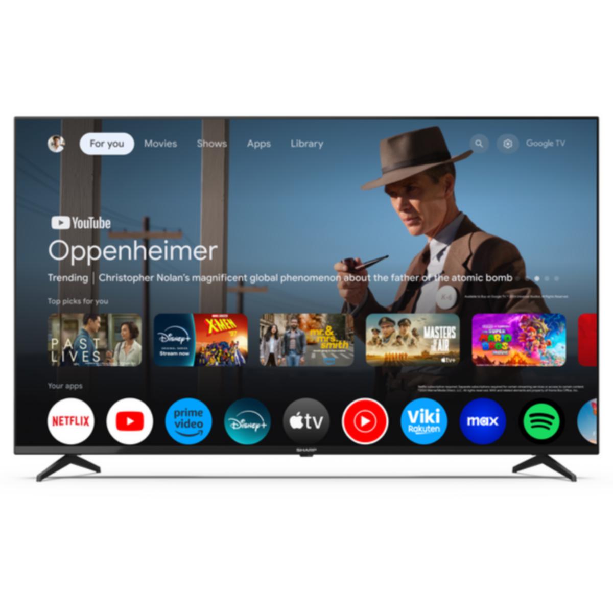 TV 55", 4K Ultra HD LED - 55" 4K ULTRA HD LED SHARP GOOG