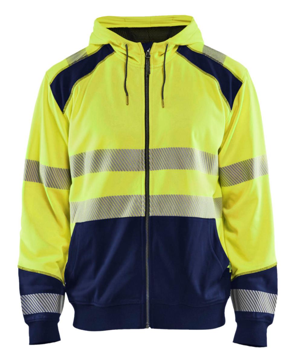 Sweatshirt Blåkläder 3546-2528 - SWEATSHIRT BLK 3546-2528 VARSEL GUL/MARINBLÅ L