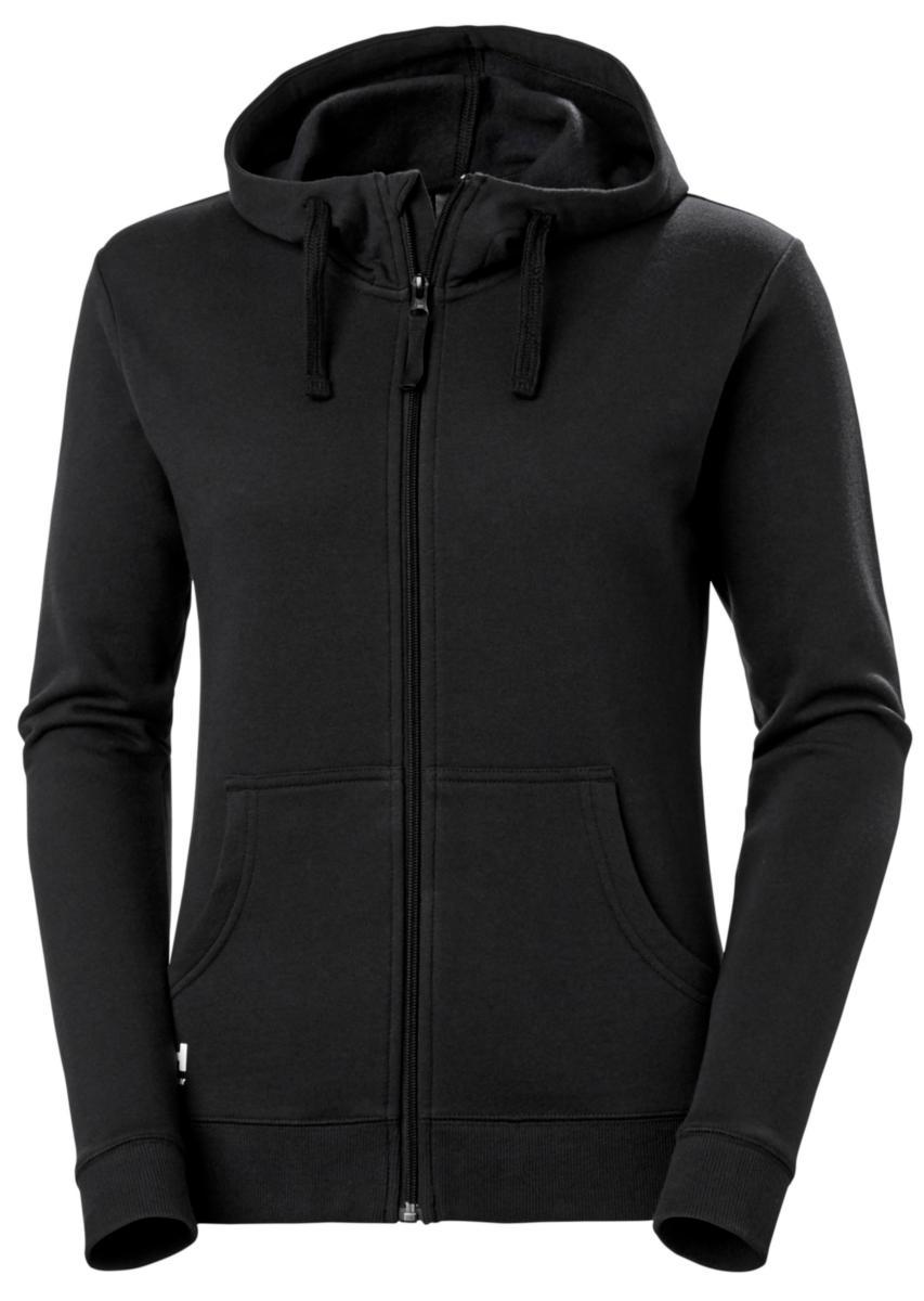 Huvtröja Helly Hansen 79217 Manchester Dam - HUVTRÖJA HH 79217 MANCHESTER DAM HELZIP SVART STL M