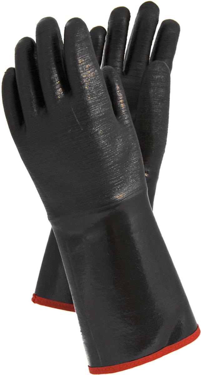 Kemskyddshandske Tegera 494 - HANDSKE TEGERA 494 NEOPREN SVART VÄRMETÅLIG STL 10