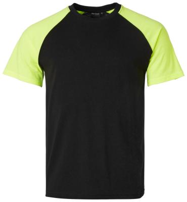T-SHIRT TOPSWEDE 225117 SVART/GUL XL