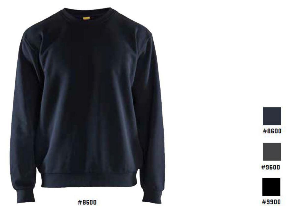 Sweatshirt Blåkläder 3585-1169 - SWEATSHIRT SVART STORLEK 6XL