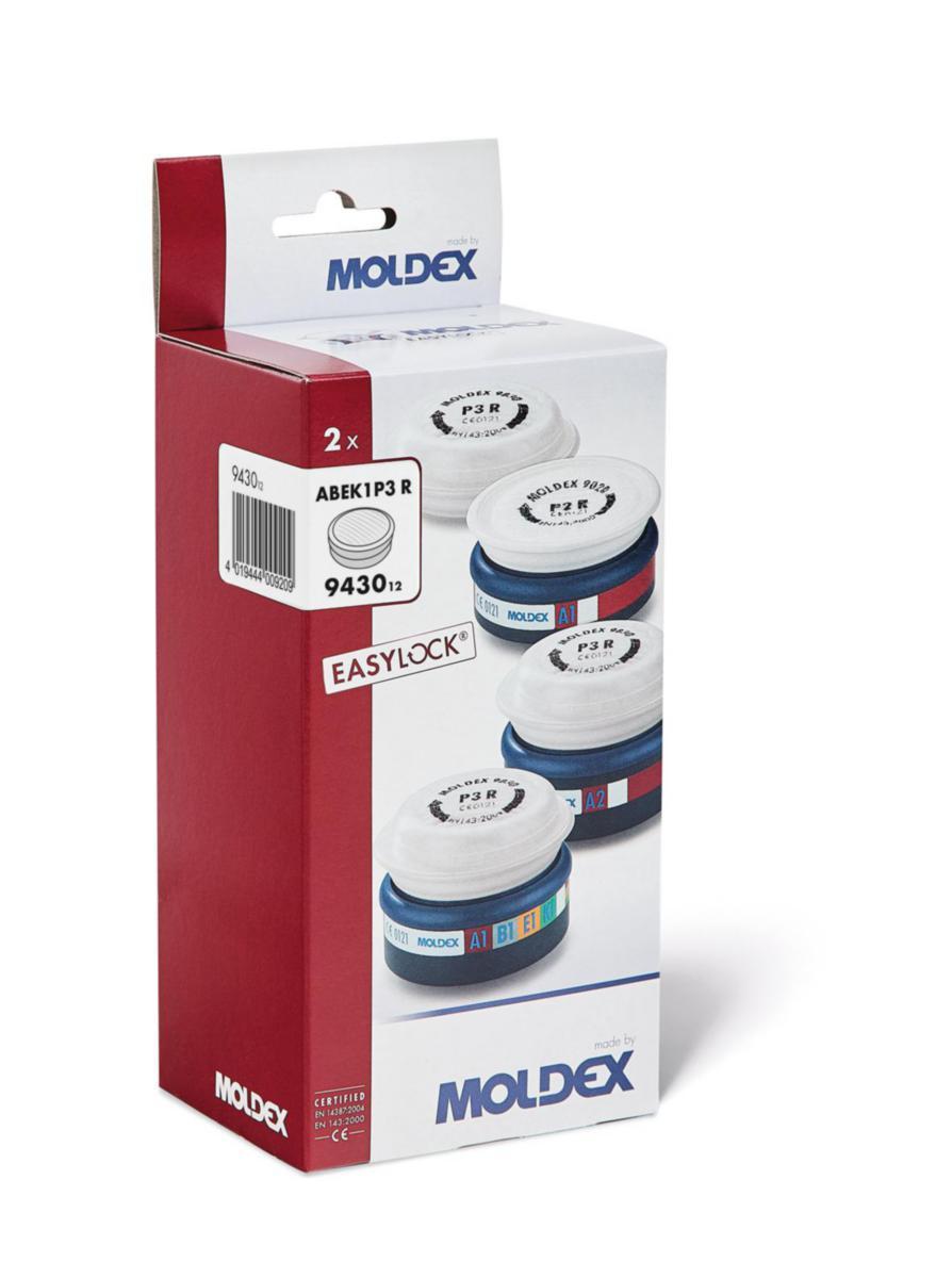 Filter till Moldex 7000 och 9000 - KOMBINATIONSFILTER MOLDEX A1B1E1K1P3R 943012 BLISTER