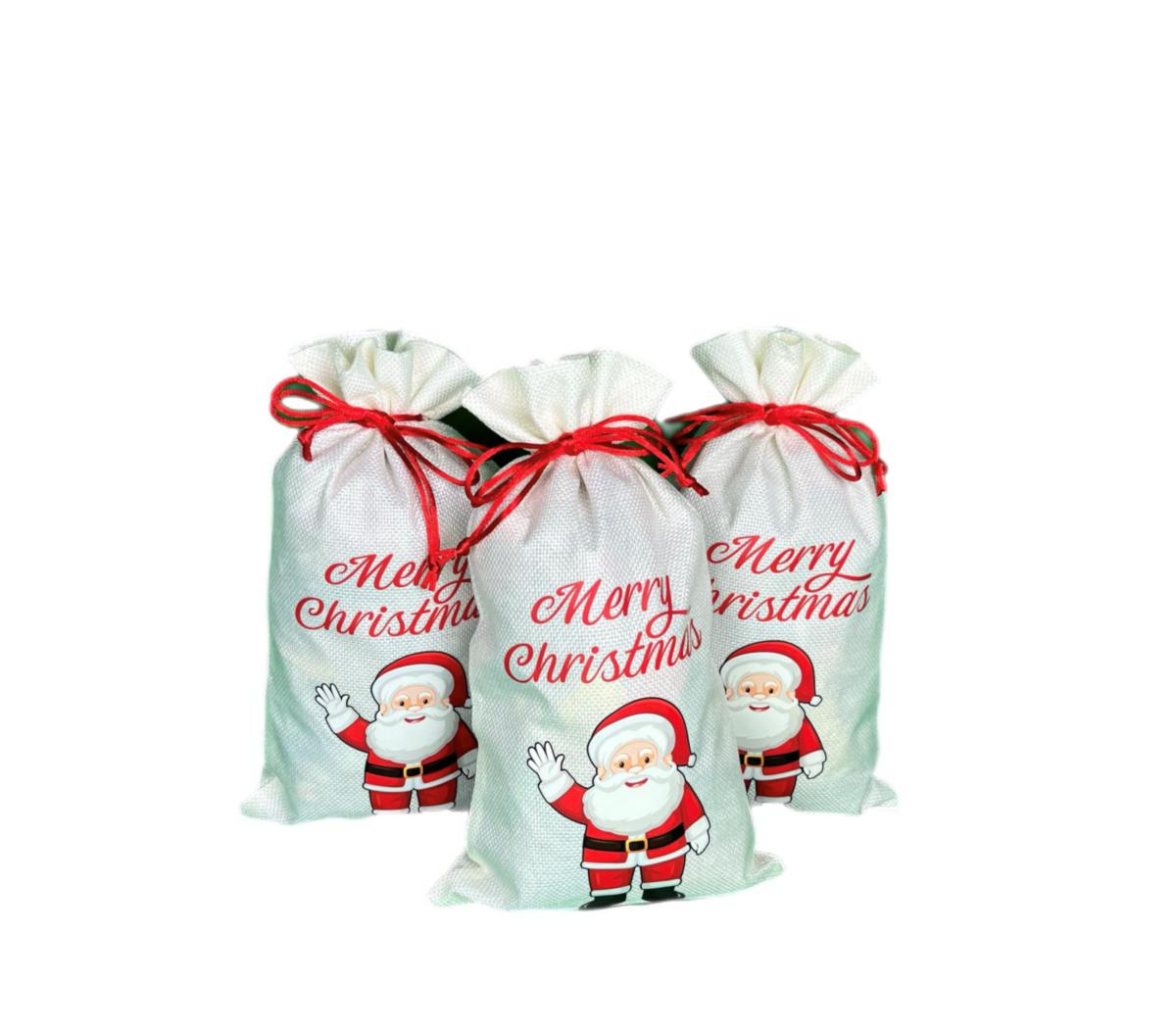 Julsäck m godis Tomte - JULSÄCKAR TOMTE 0,9KG