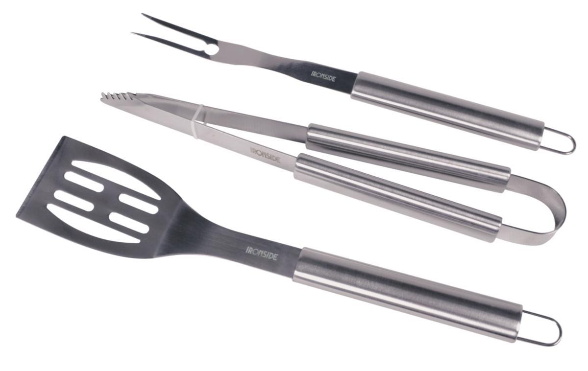 Grillredskapsset Ironside - GRILLREDSKAPSSET IRONSIDE ROSTFRITT 3 DELAR