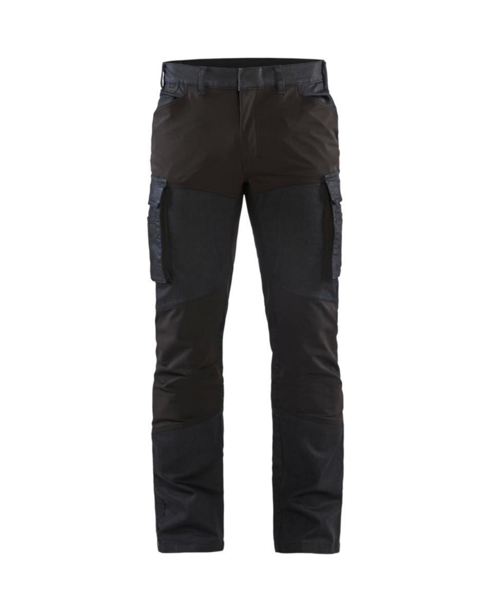 Midjebyxa Blåkläder 1457-1147 - SERVICEBYXA DENIMSTRETCH BLK 1457-1147 MBLÅ/SVART C50