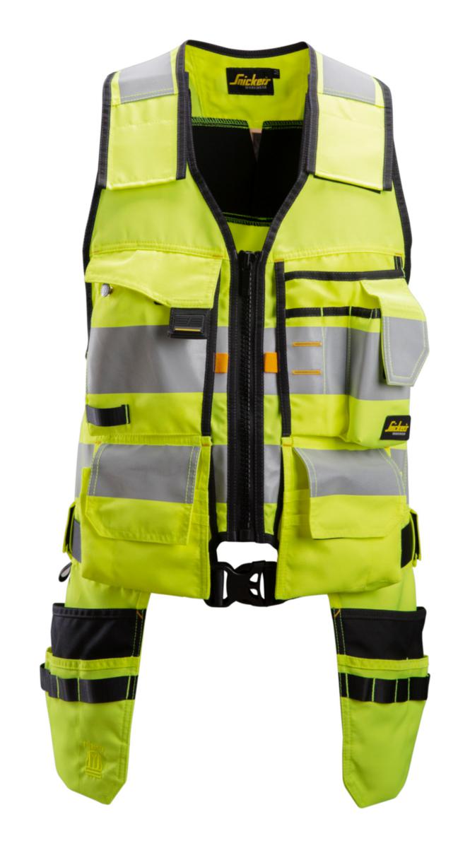 Verktygsväst Snickers 4230 Allround - VERKTYGSVÄST SNICKERS 4230 GUL VARSEL KL 1 ALLROUND STL XL
