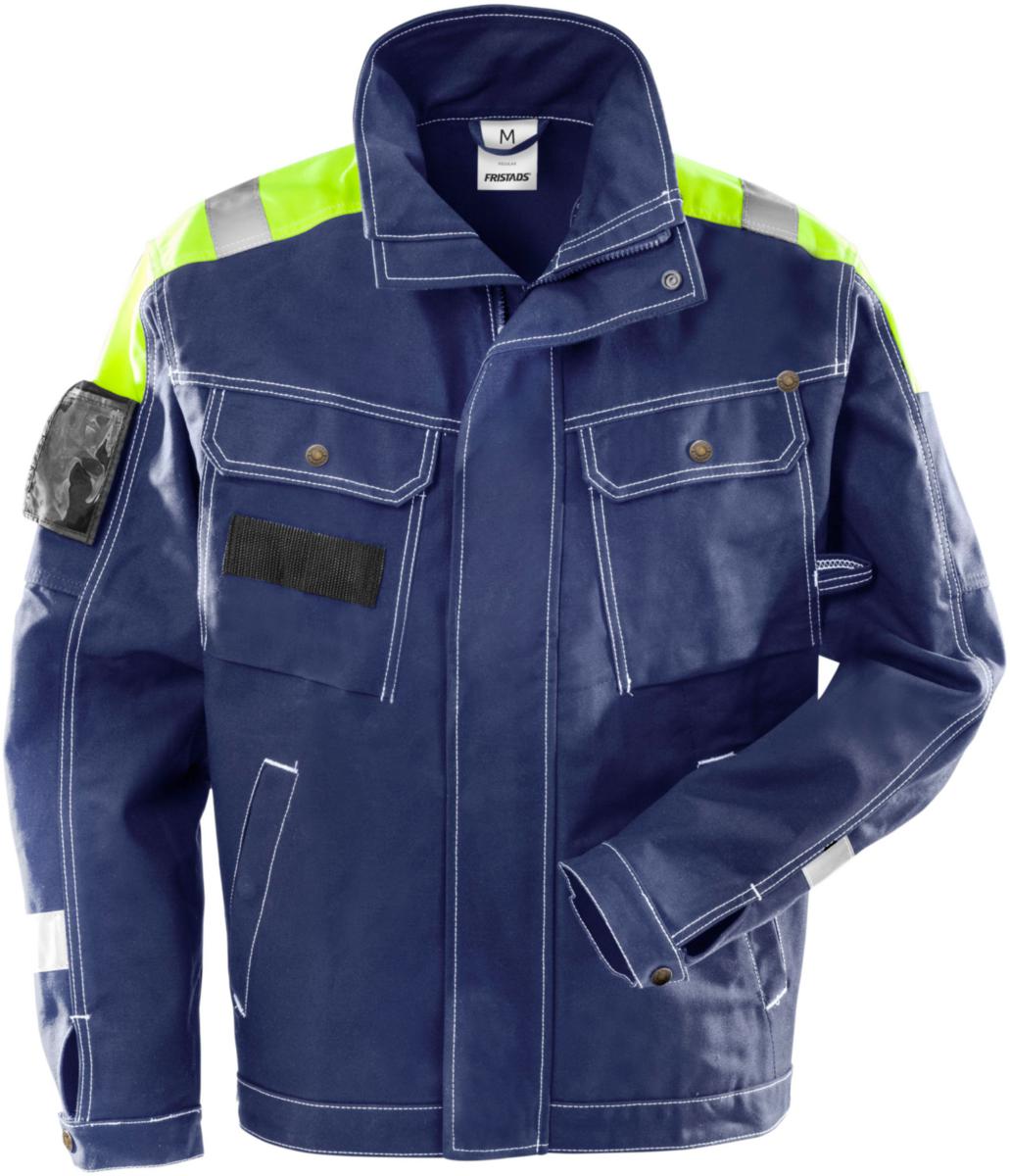 Jacka Fristads 447 FAS - JACKA FRISTADS FAS-447 14 MARIN/GUL STL L