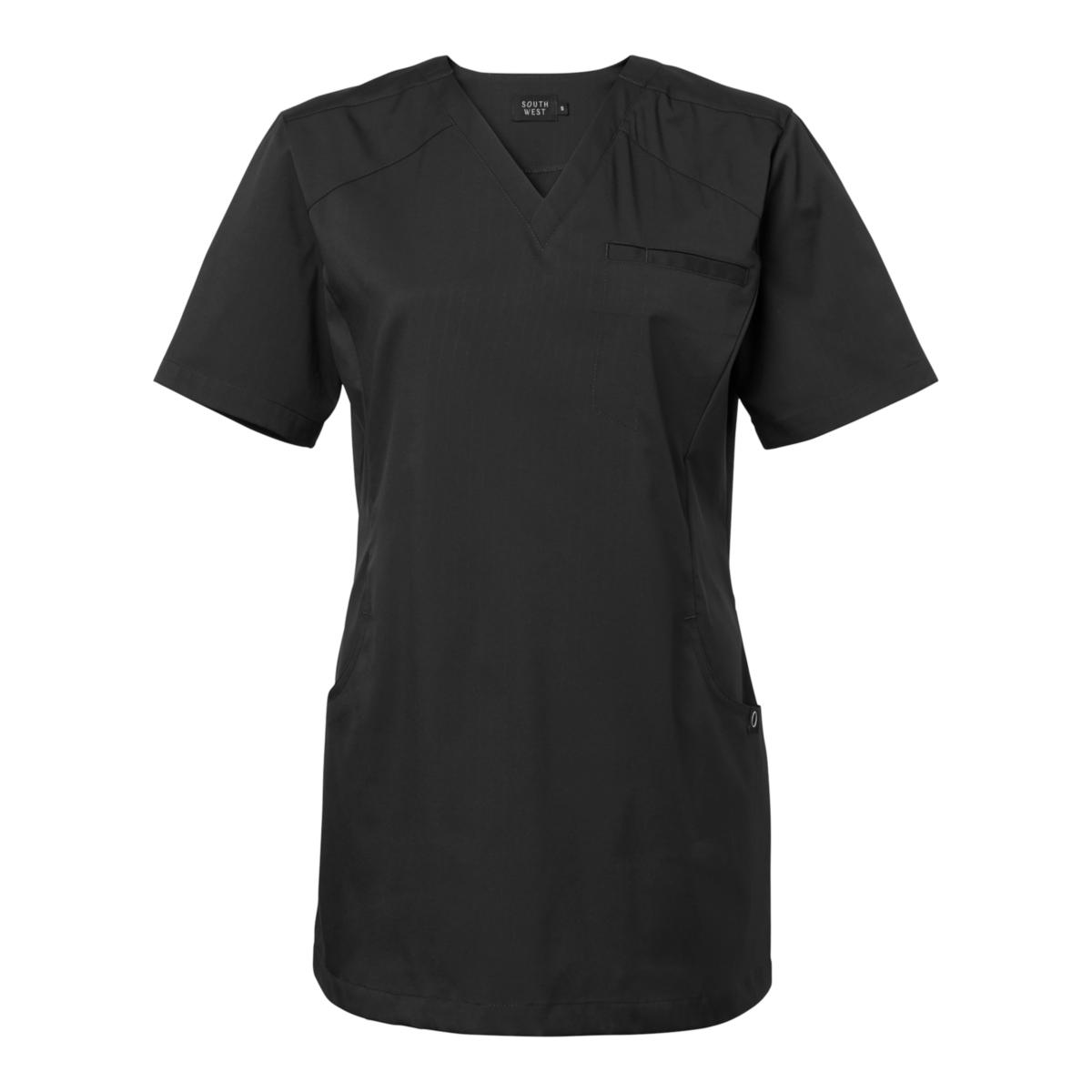 Blus South West Linn Dam - BLUS SOUTH WEST LINN DAM V-RINGAD SVART STL XXS