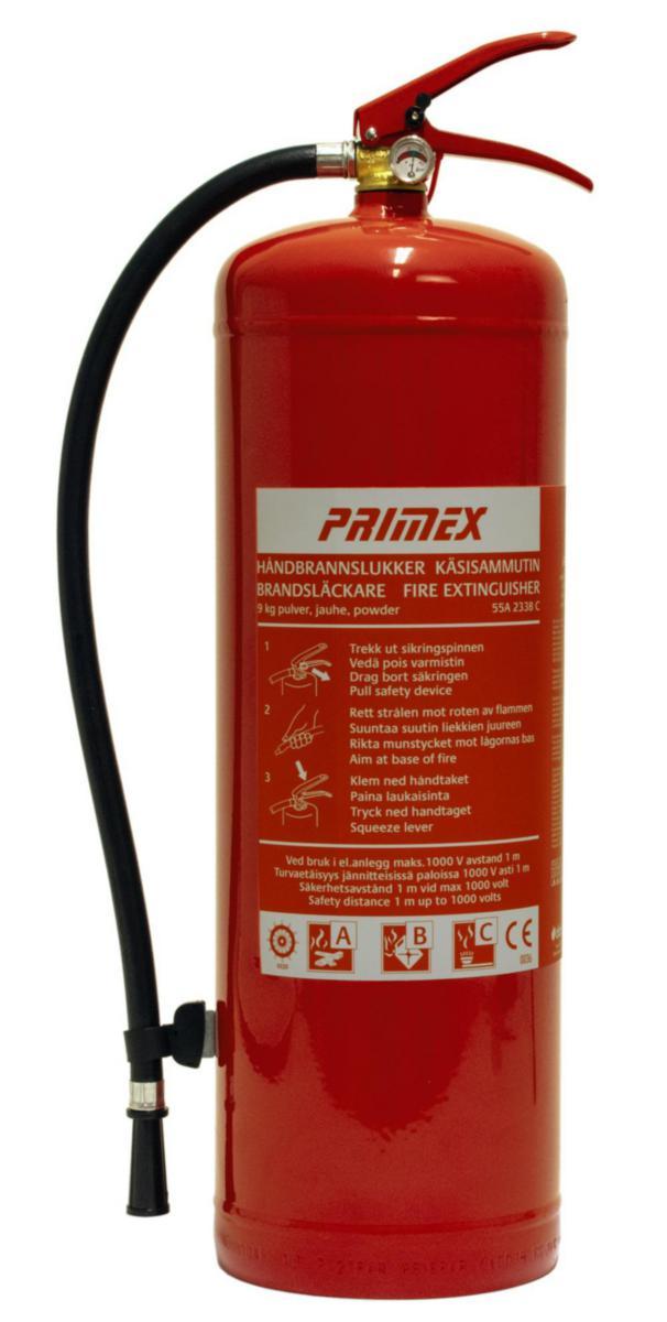 Brandsläckare Dafo Pulver Primex PK - BRANDSLÄCKARE PULVER 9 KG PRIMEX PK 9 K 55A 233B C
