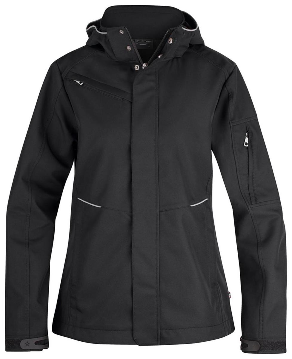Softshelljacka Texstar WJ80, Dam - JACKA SOFTSHELL TEXSTAR WJ80 DAM SVART M