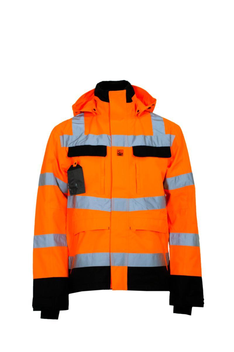 Skaljacka Abeko 020014 Åbo Stretch - JACKA ABEKO 020014 ÅBO ORANGE/SVART VARSEL STRETCH XS