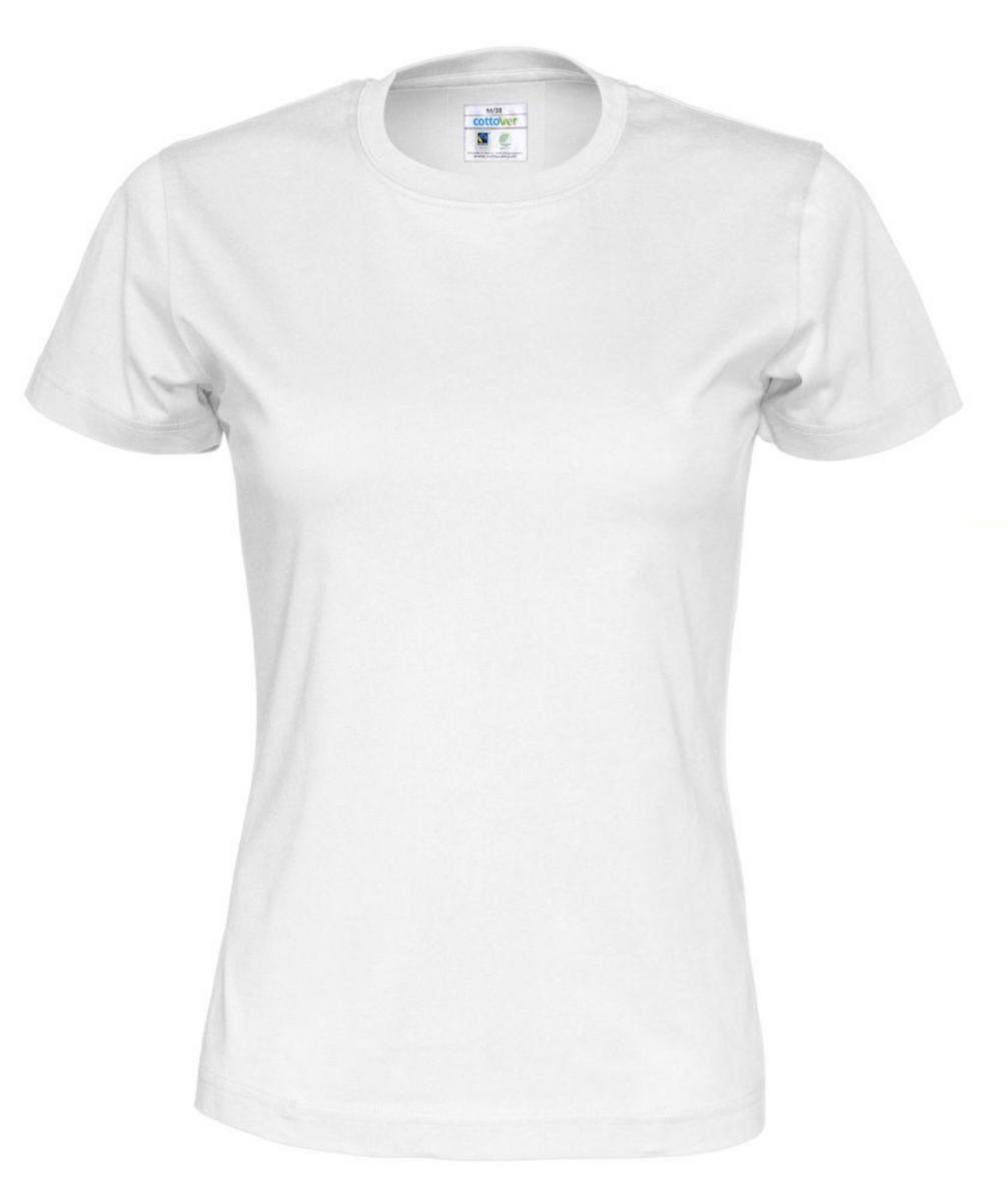 T-shirt CottoVer 141007 dam - T-SHIRT COTTOVER 141007 DAM GOTS 100% ECO VIT XS
