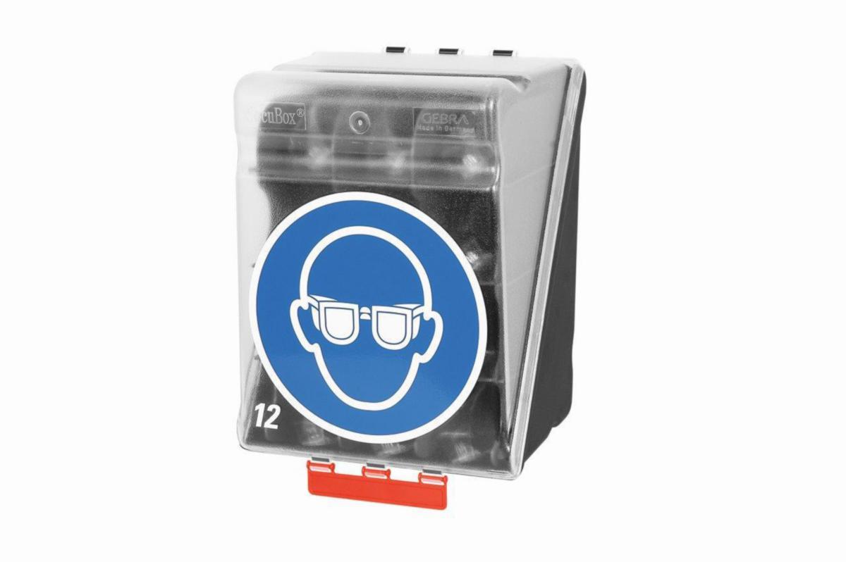 Förvaringsbox för 12 par skyddsglasögon - FÖRVARINGSBOX SKYDDSGLASÖGON F 12 ST TRANSP EXKL GLASÖGON