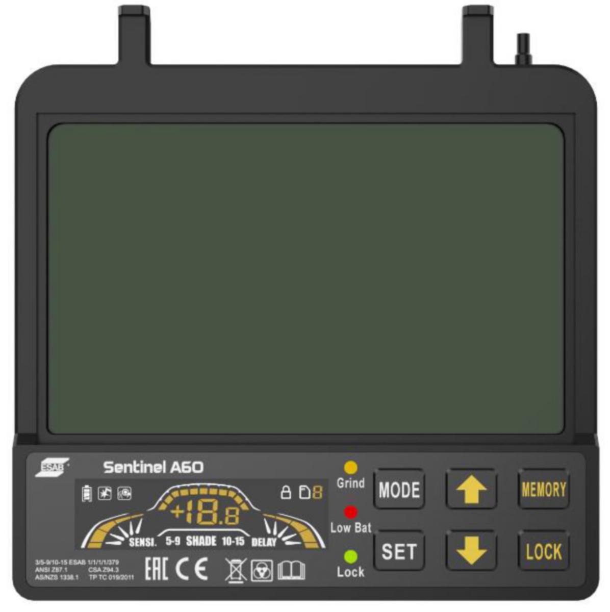 Batterikassett ESAB Hjälm A60 Sentinel ADF - KASSETT ESAB SENTINEL A60 ADF 700600865 EXKL BATTERIER