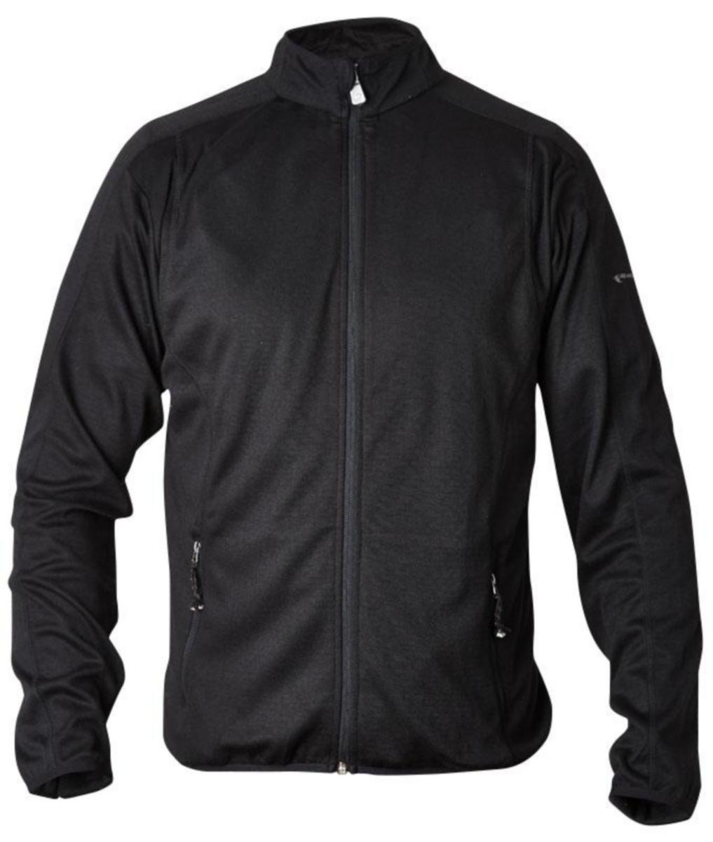Tröja Grounded 700605 - SWEATSHIRT GROUNDED GR7006 HEL ZIP SVART XXXL