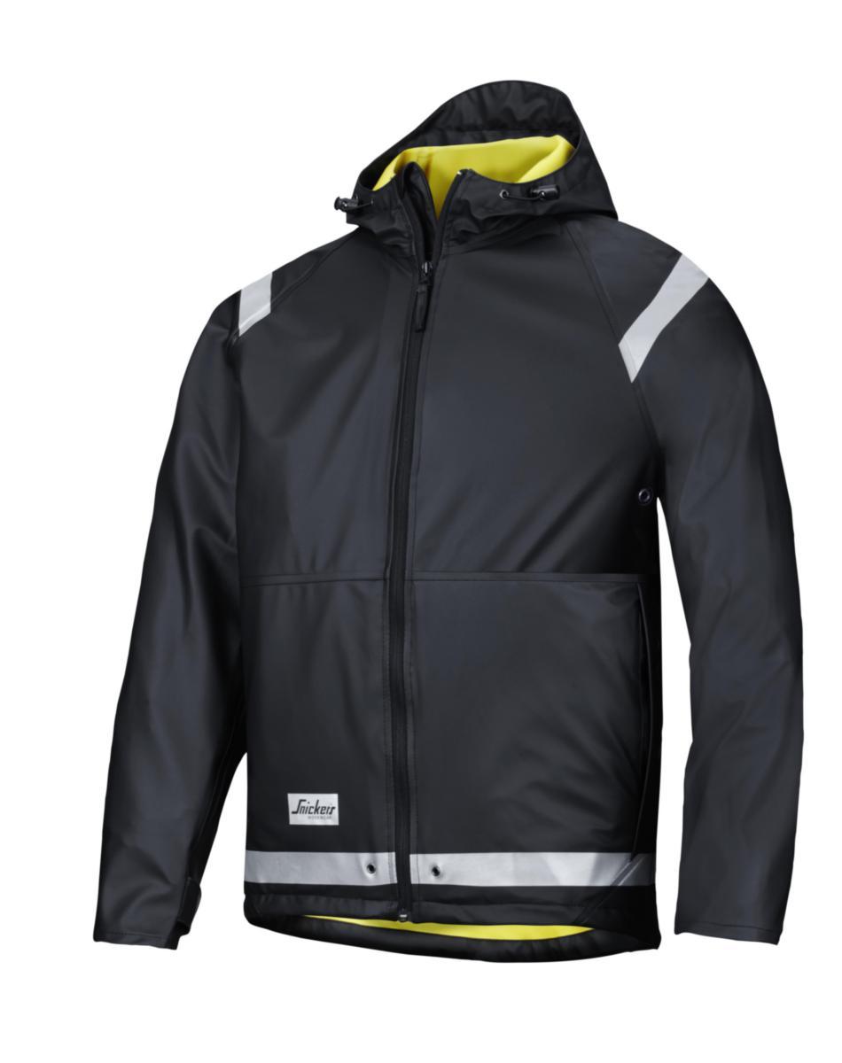 Regnjacka Snickers 8200 - REGNJACKA SNICKERS 8200 SVART PU STL L