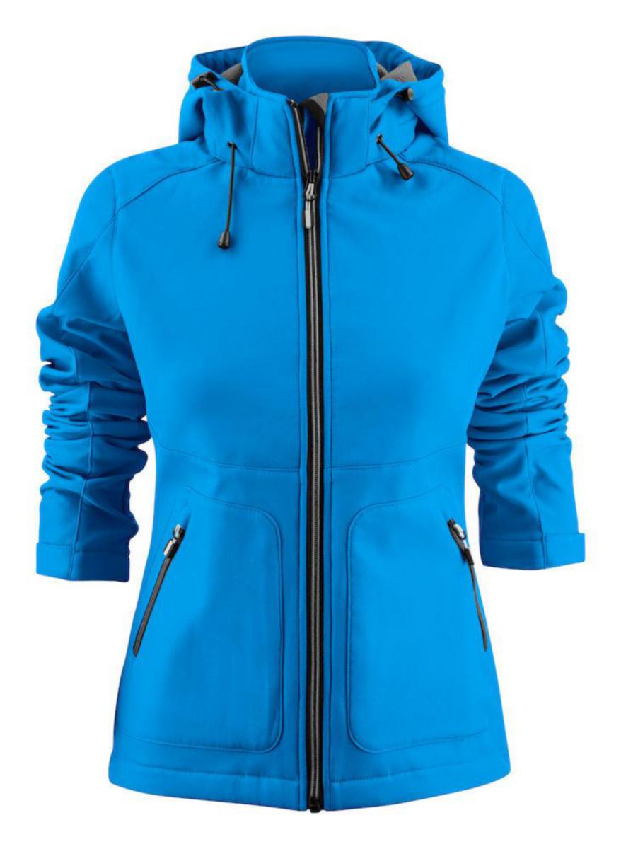Jacka Texet Karting softshell dam - JACKA DAM KARTING SOFTSHELL HAVS BLÅ XXL