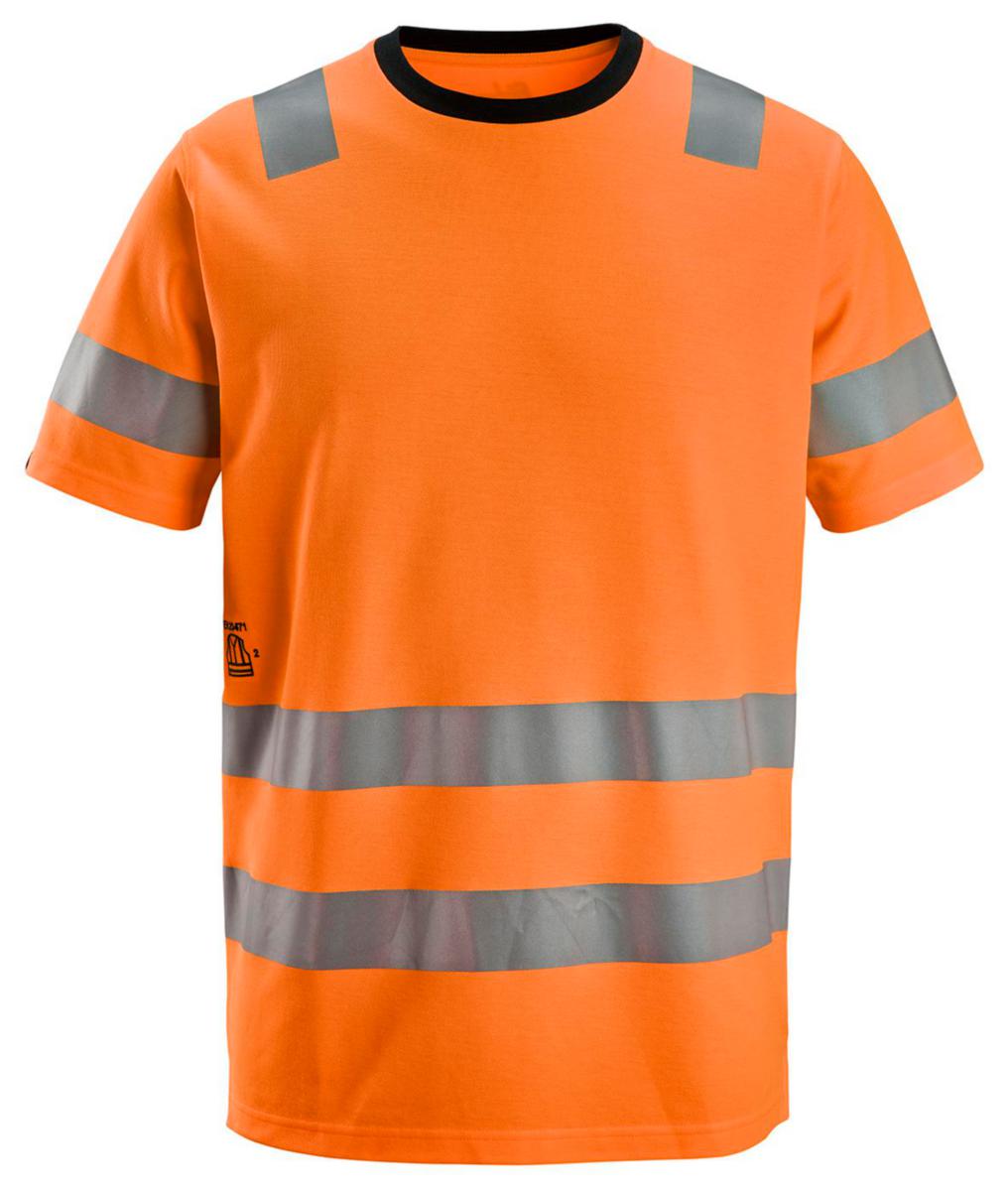 T-shirt Snickers 2536 - T-SHIRT SNICKERS 2536 ORANGE VARSEL KL2 STL XL