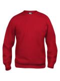 SWEATSHIRT BASIC CLIQUE 021030 RÖD STL 3XL