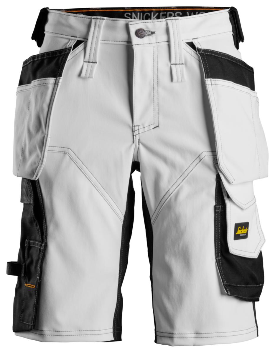 Shorts Snickers 6147 AW dam - SHORTS SNICKERS 6147 VIT/ SVART STRETCH DAM AW HF STL 34