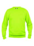 SWEATSHIRT BASIC CLIQUE 021030 HI-VIS GRÖN STL M