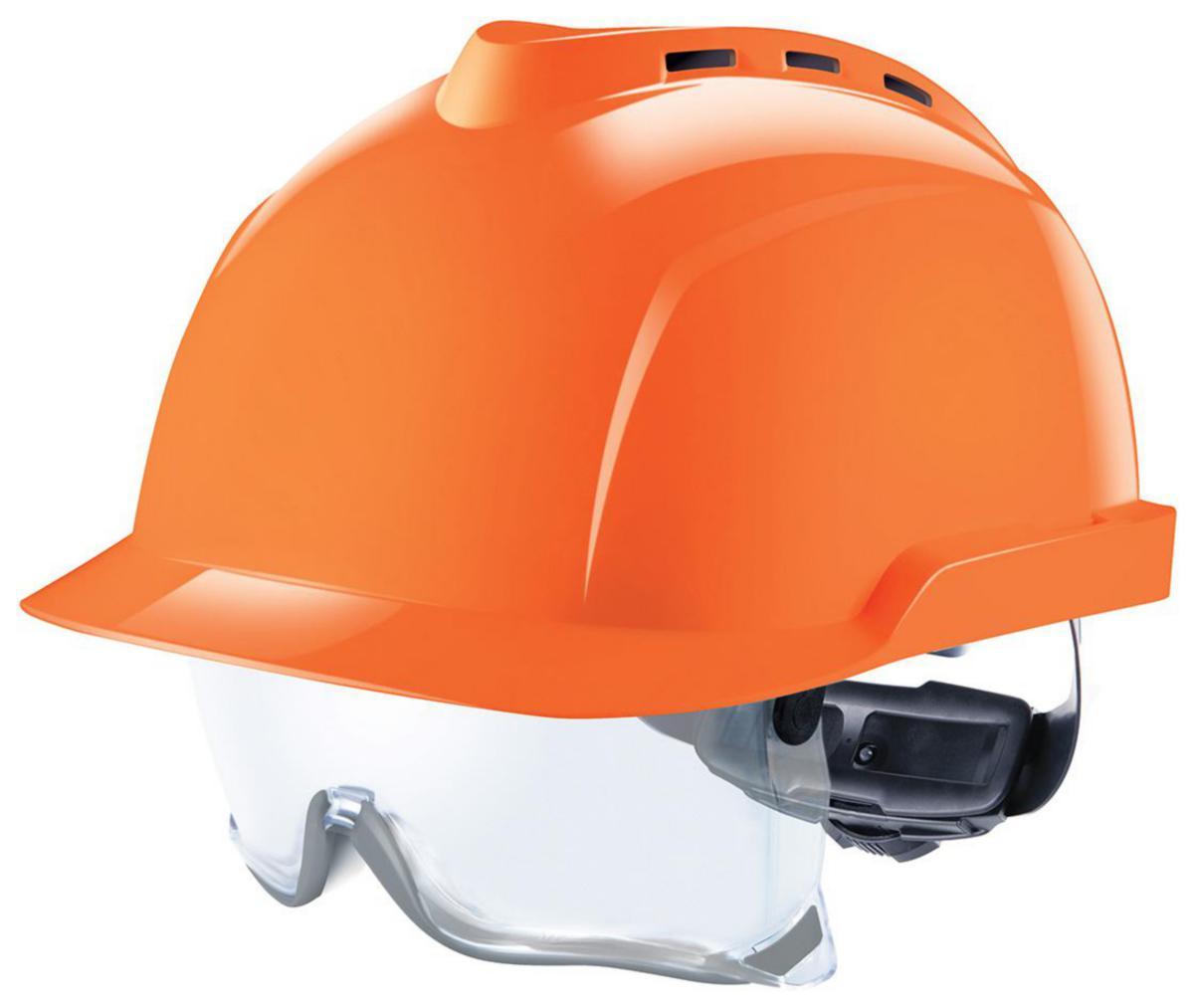 Skyddshjälm MSA V-gard 930 Ventilerad - SKYDDSHJÄLM MSA V-GARD 930 ORA VENT HALVT INBYGGT VISIR
