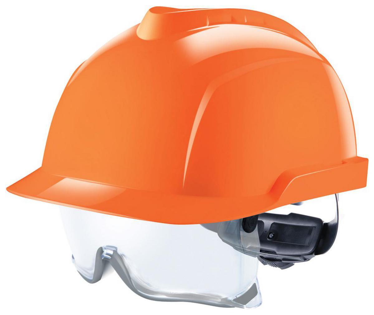 Skyddshjälm MSA V-gard 930 Oventilerad - SKYDDSHJÄLM MSA V-GARD 930 ORA OVENT HALVT INBYGGT VISIR