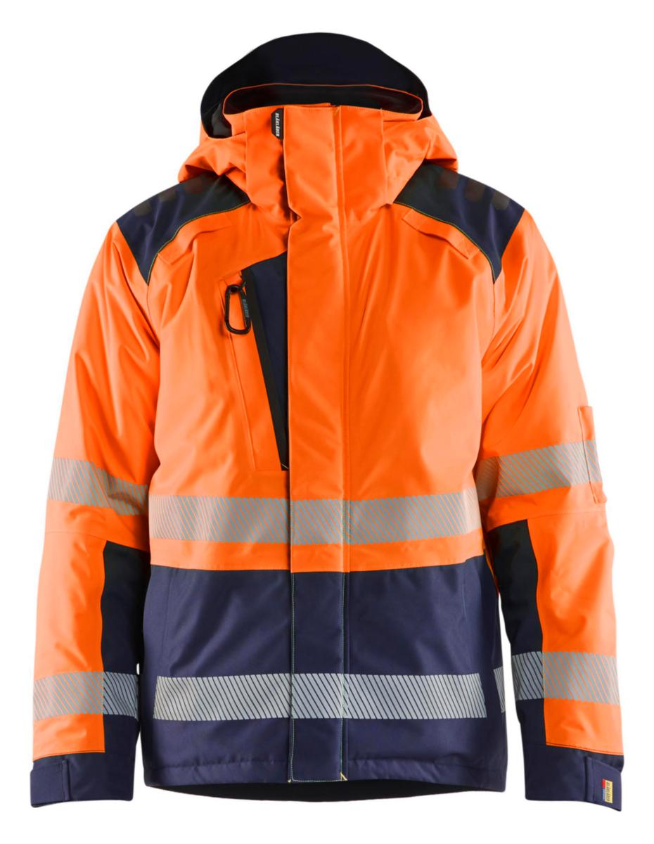 Vinterjacka Blåkläder 4455-1987 - VINTERJACKA BLK 4455-1987 ORANGE/MARIN VARSEL KL3 XL
