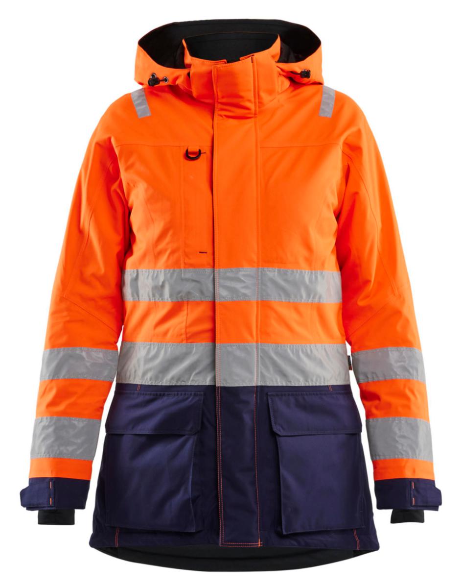 Vinterparkas Blåkläder 4472-1987 Dam - VINTERPARKAS BLK 4472-1987 DAM ORANGE/MBLÅ VARSEL KL2 STL 2XL