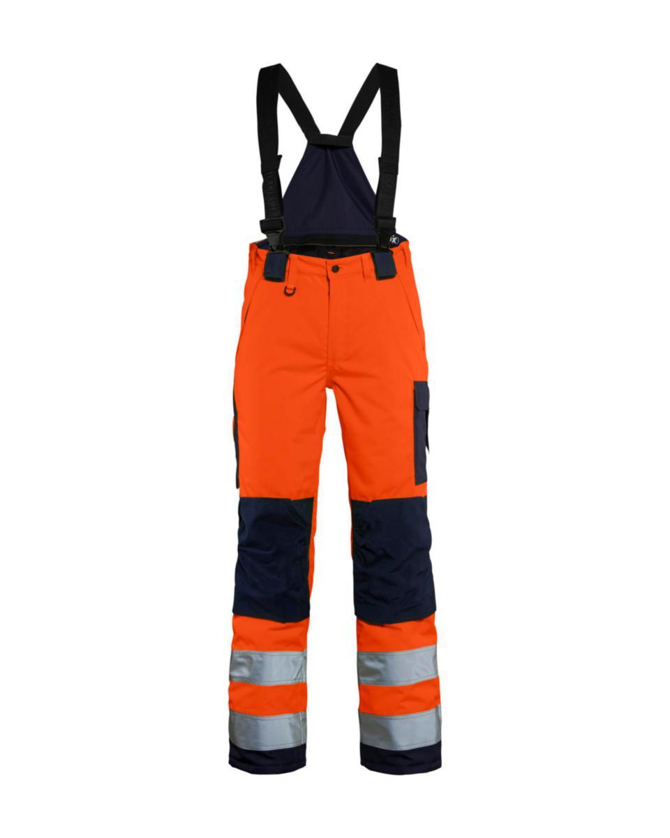 Vinterbyxa Blåkläder 7885-1977 dam - VINTERBYXA BLK7885-1977 ORANGE/MBLÅ DAM VARSEL KL2 D19