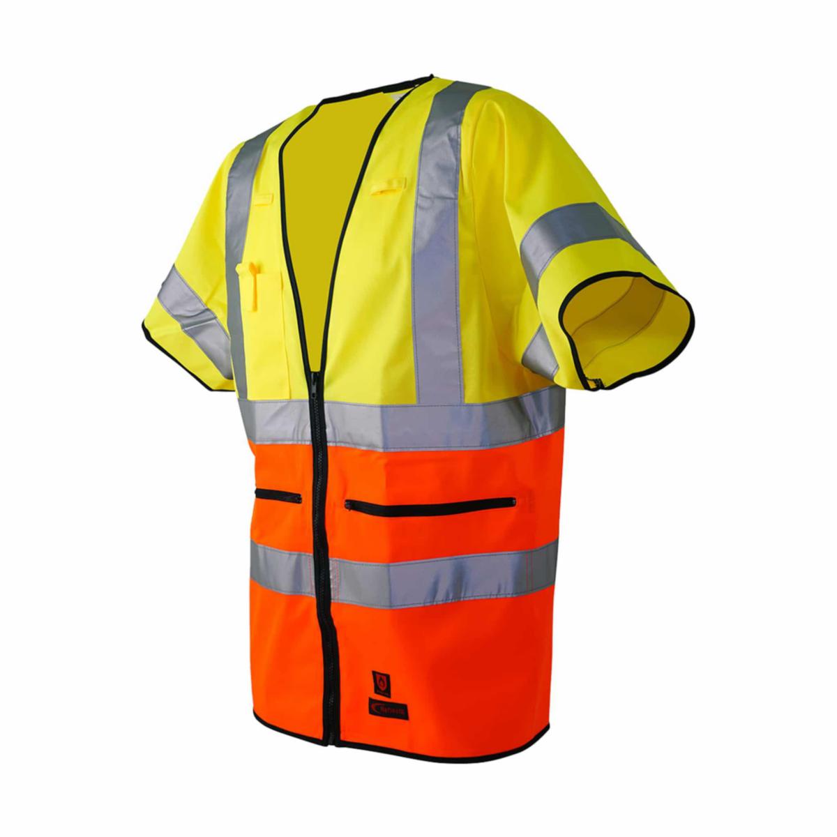 Varselväst Reflectil 306FR flam - VARSELVÄST REFLECTIL 306 FR GUL/ORANGE FLAM KLASS 3 XL