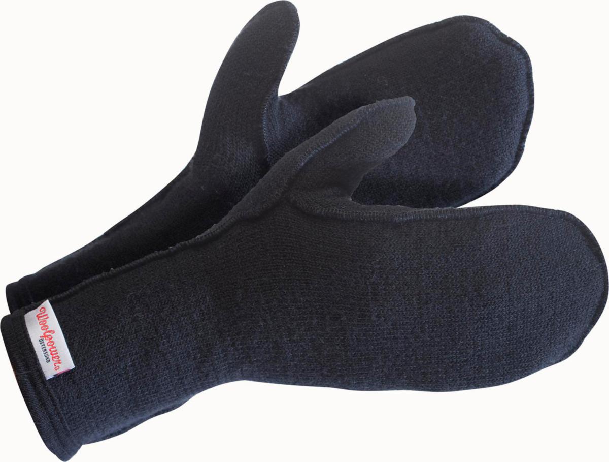 Vante Woolpower 9744 Mittens Thin 400 - VANTE WOOLPOWER 9744 SVART TUNN STL M