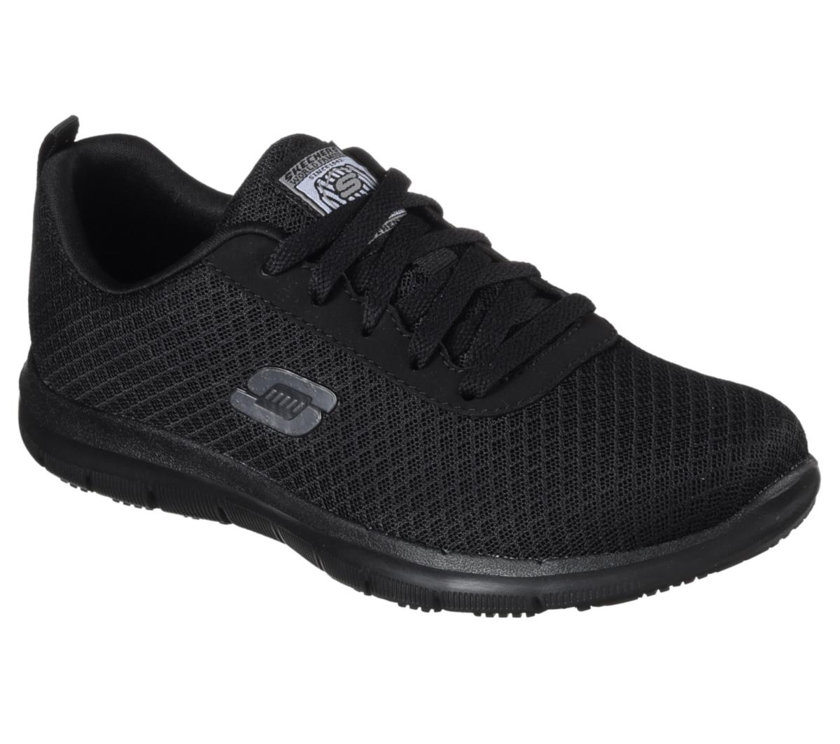 Yrkessko Skechers Work Relaxed - YRKESSKO SKECHERS WORK RELAXED FIT SRC SVART STL 41