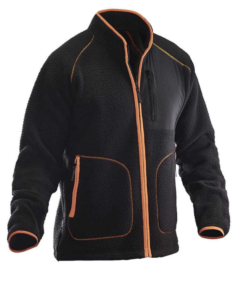 Pälsfiberjacka Jobman 5161 - PÄLSFIBERJACKA JOBMAN 5161 SVART/ORANGE STL M