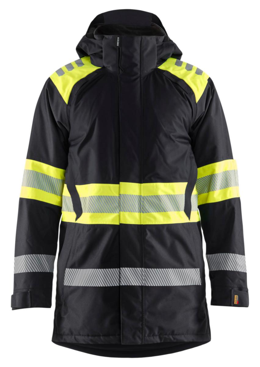 Vinterparkas Blåkläder 4485-1977 - VINTERPARKAS BLK 4485-1977 SVART/GUL VARSEL KL1 STL XS