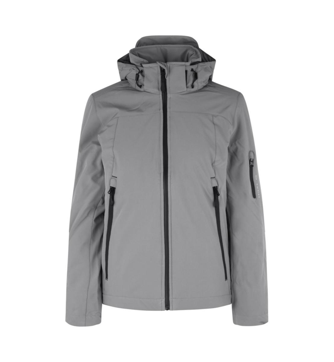 Vinterjacka ID Identity 0899 Dam - VINTERJACKA ID 0899 DAM SOFTSHELL GRÅ STL M