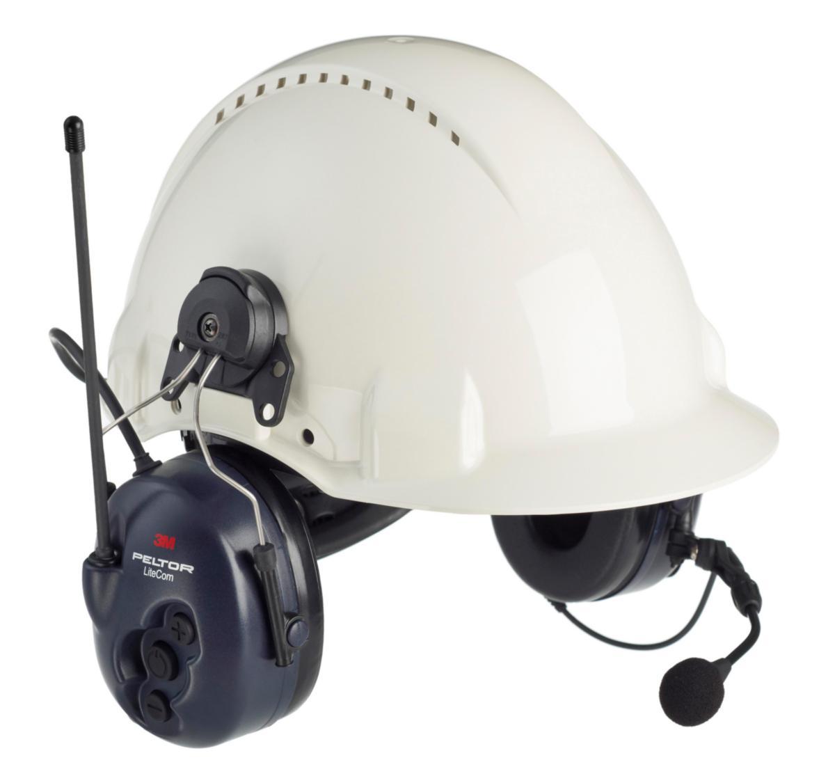 Hörselkåpa 3M Peltor LiteCom - HÖRSELKÅPA PELTOR LITECOM HJÄLMF 446MHZ MT53H7P3E4400-EU