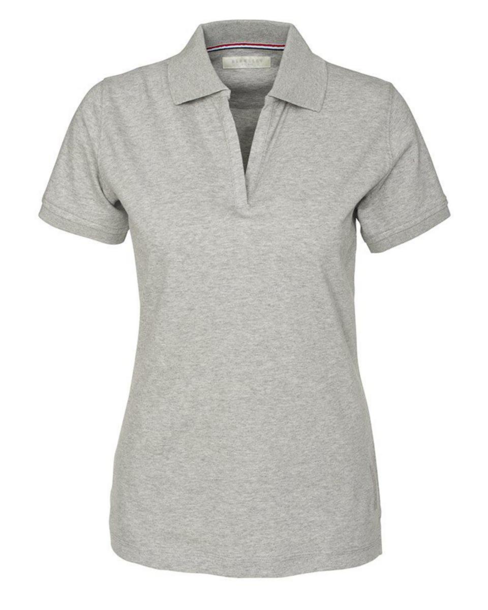 Pikétröja Berkeley Camden Polo 1192 dam - PIKÉTRÖJA CAMDEN POLO DAM 1192 LJUSGRÅ XS