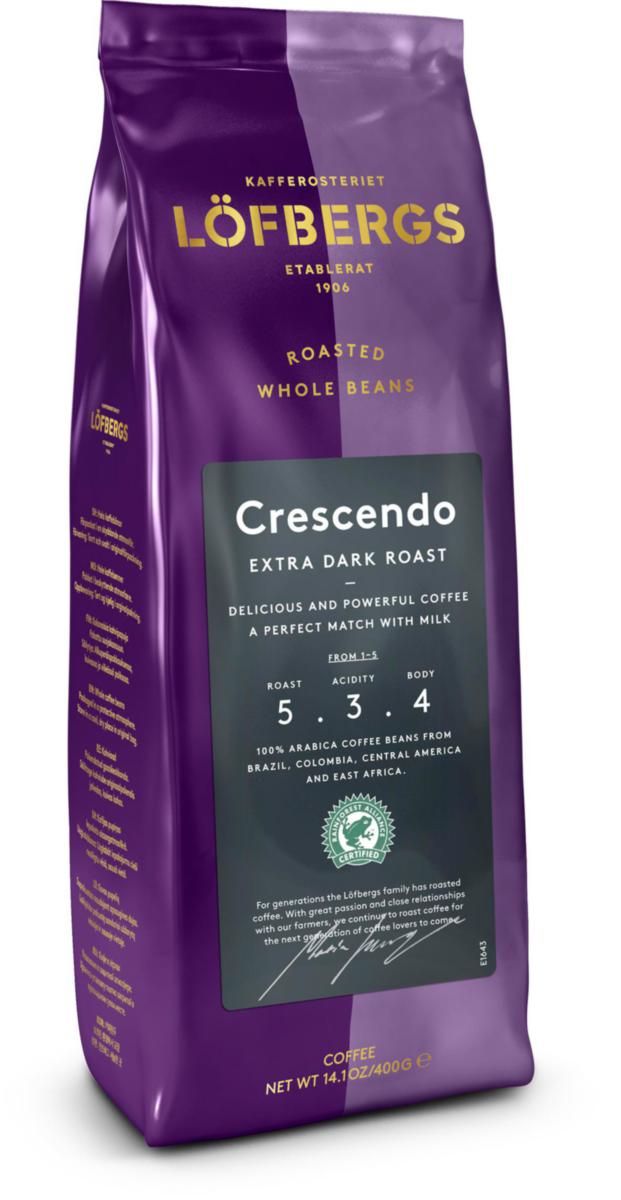 Kaffe Löfbergs hela Bönor - KAFFE LÖFB CRESCENDO HELA BÖNOR 400 GR/PÅSE