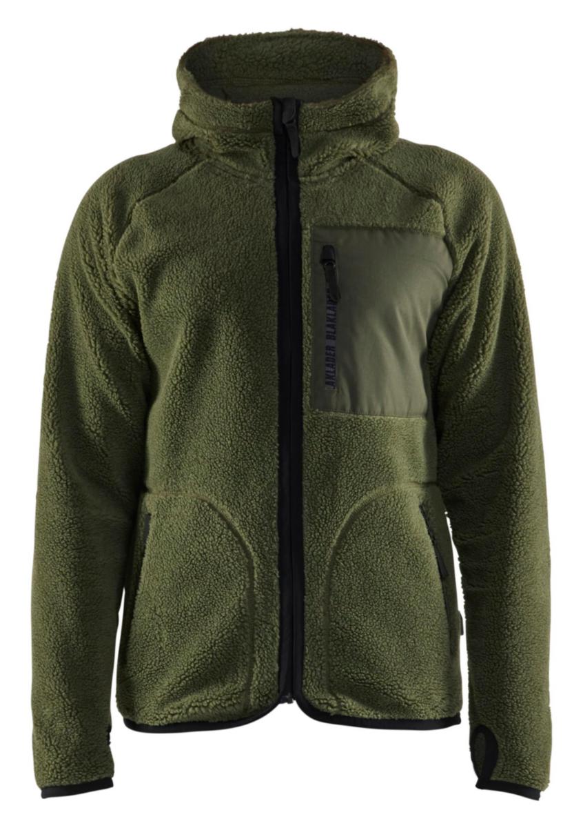 Pälsfiberhuvjacka Blåkläder 4725-2955 - PÄLSFIBERJACKA BLK 4725-2955 GRÖN STL L