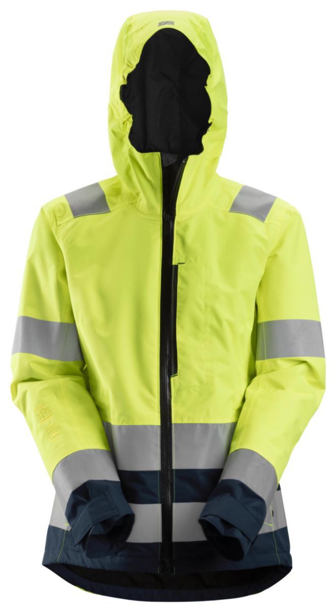 Skaljacka Snickers 1347 Allround Work dam - SKALJACKA SNICKERS 1347-6695 GUL/MAR VARSEL KL2 DAM STL S