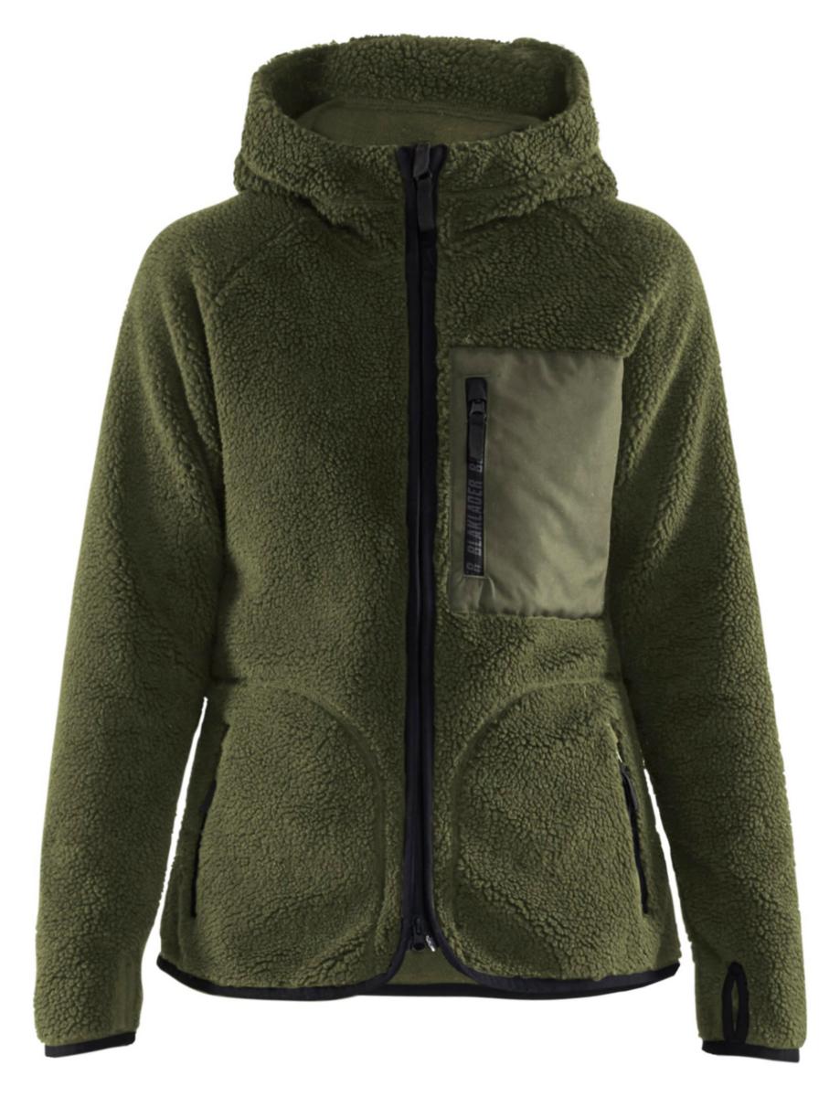 Pälsfiberjacka Blåkläder 4727-2955 Dam - PÄLSFIBERJACKA BLK 4727-2955 GRÖN DAM STL L