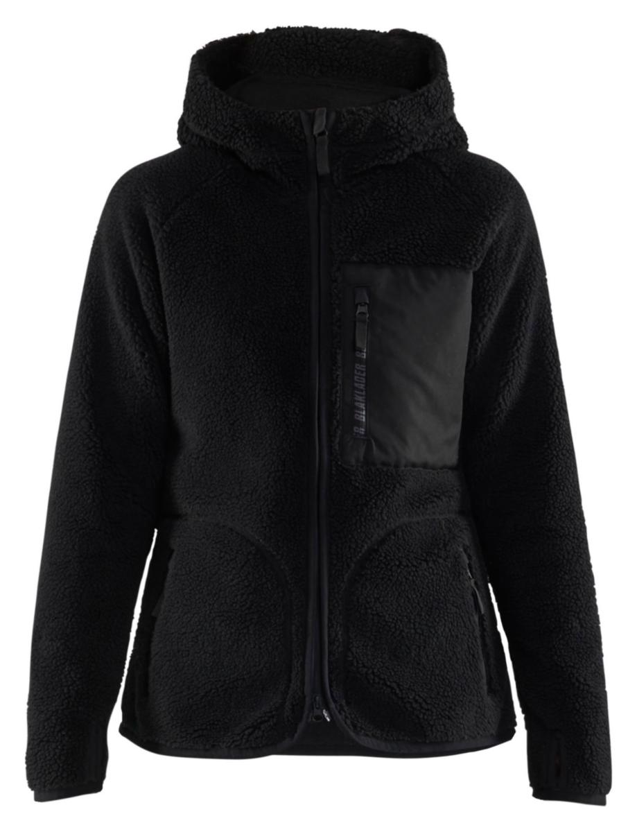 Pälsfiberjacka Blåkläder 4727-2955 Dam - PÄLSFIBERJACKA BLK 4727-2955 SVART DAM STL XL
